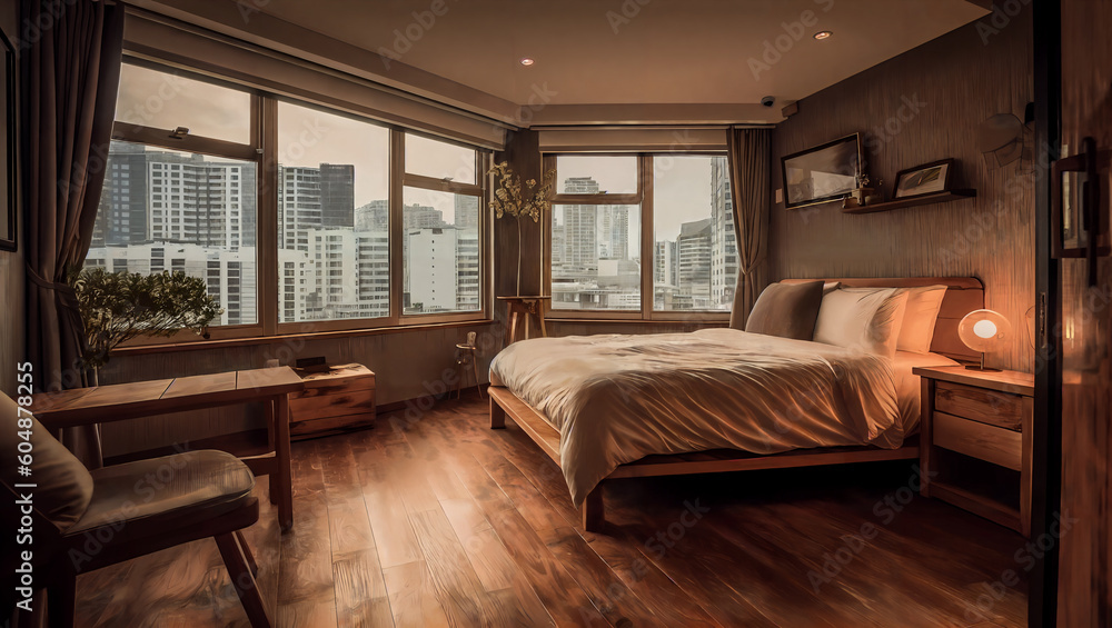 Fototapeta premium luxury hotel room