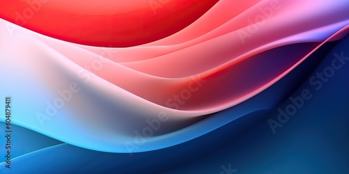 abstract Red and blue swirl...