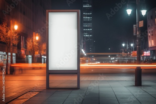 Blank digital signage scree...