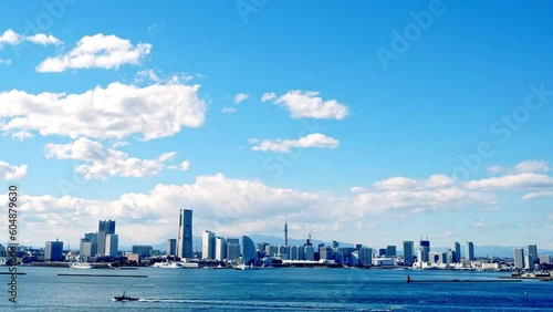 - 4K Timelapse - Yokohama Cityscape,みなとみらい
