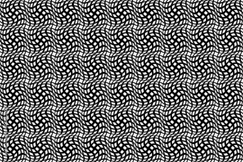 Abstract black and white pattern. Monochrome mosaic pattern graphic design element.