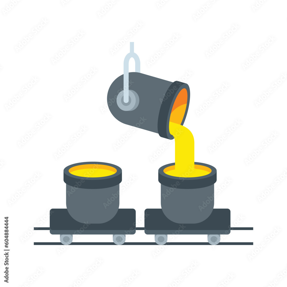 Coal mine icon. Flat illustration of coal mine icon for web design Coal mine icon. Flat illustration of coal mine icon for web design
