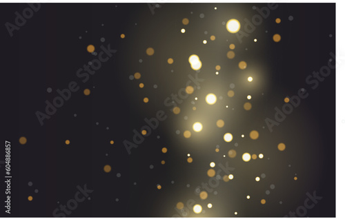 White Blue Bokeh Effect Background Template