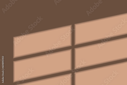 Shadow overlay effect. Soft realistic shadow. Vector