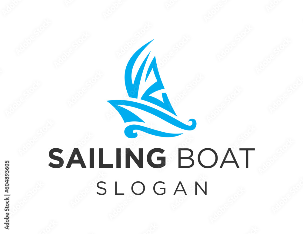Logo about Sailboat on white background. created using the CorelDraw application. Logo about Sailboat on white background. created using the CorelDraw application.