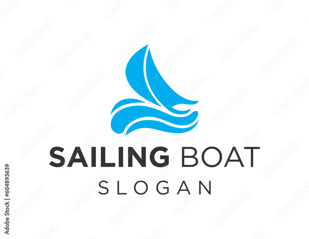 Logo about Sailboat on white background. created using the CorelDraw application. Logo about Sailboat on white background. created using the CorelDraw application.