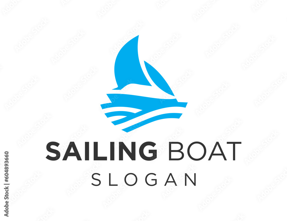 Logo about Sailboat on white background. created using the CorelDraw application. Logo about Sailboat on white background. created using the CorelDraw application.