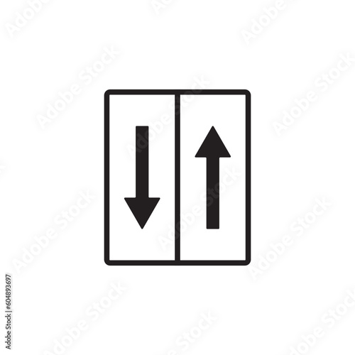 elevator icon arrow