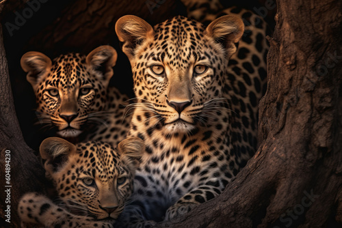 Leoparden auf dem BAum
