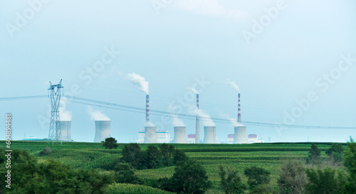 Wallpaper Mural Cooling towers of power plant Torontodigital.ca