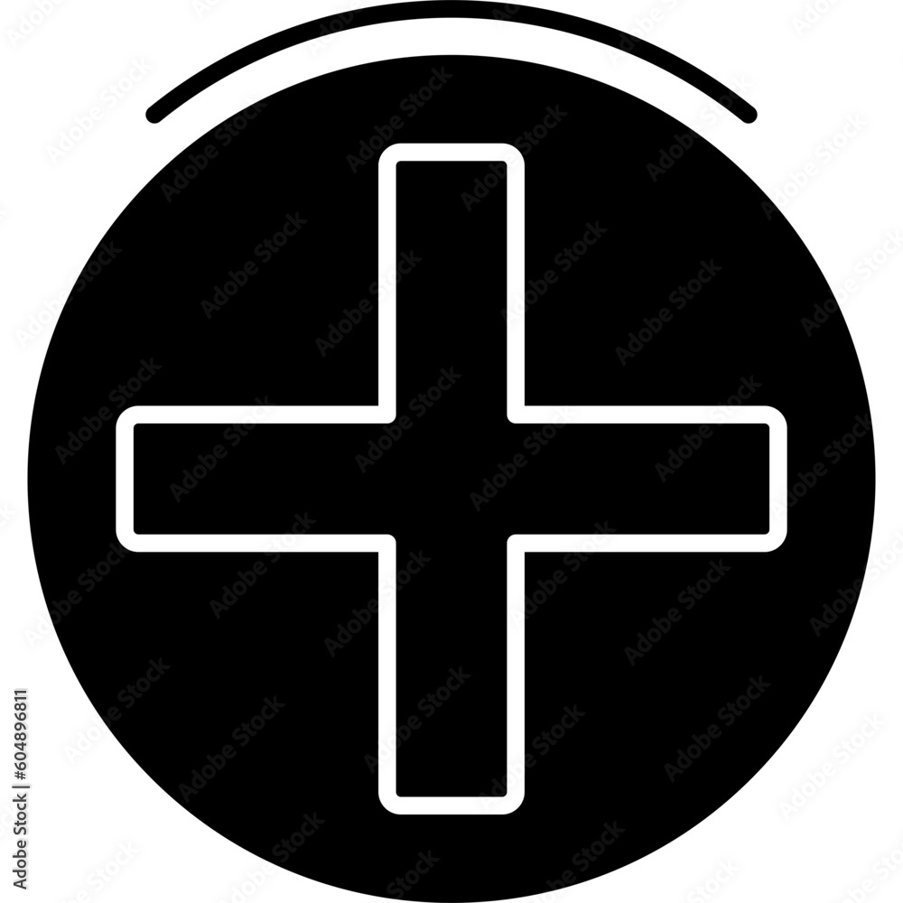 Obraz premium Plus Sign Icon