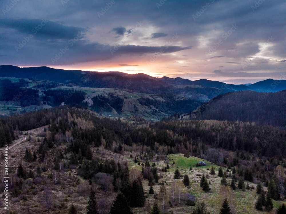 Morning in Carpathians