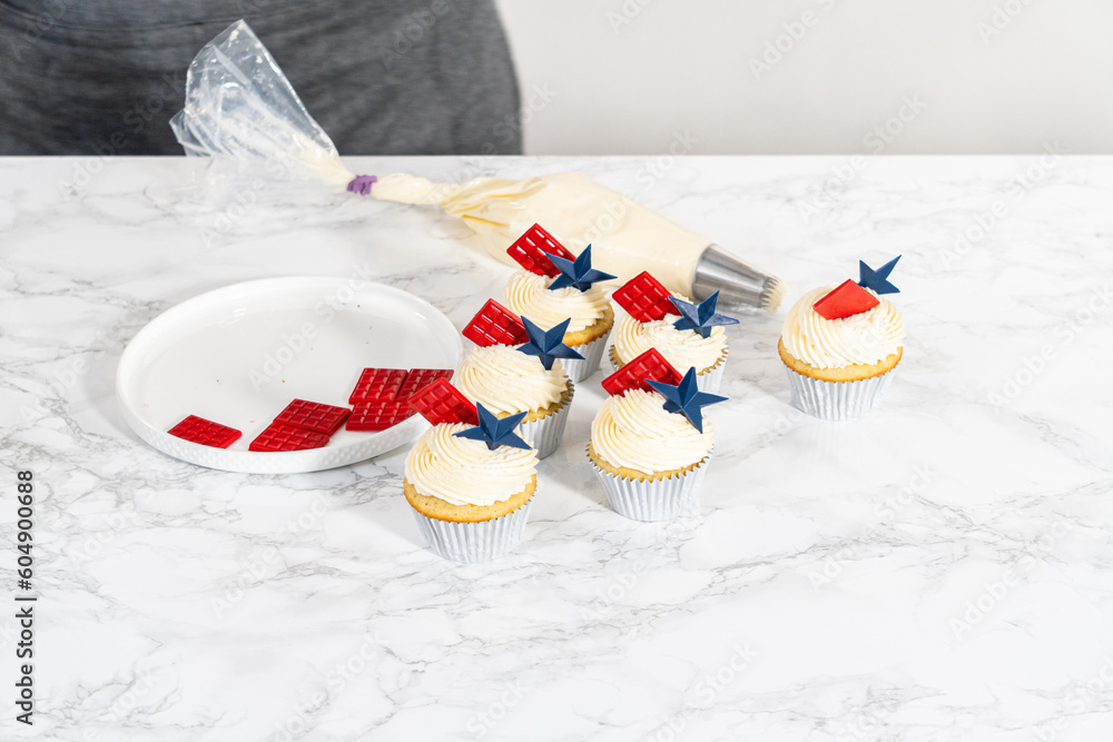 Obraz na plátně Lemon cupcakes