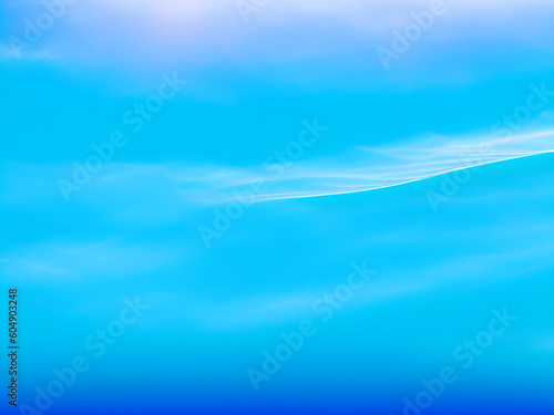 Blue clouds and waves image good for use as a background 23