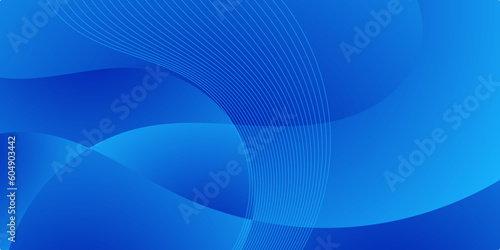 abstract blue wave background with lines