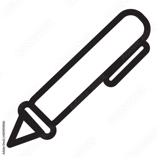 Pen Icon symbolizes writing, communication, and expression, representing the power of words and the act of putting thoughts into writing