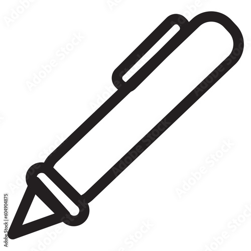 Pen Icon symbolizes writing, communication, and expression, representing the power of words and the act of putting thoughts into writing