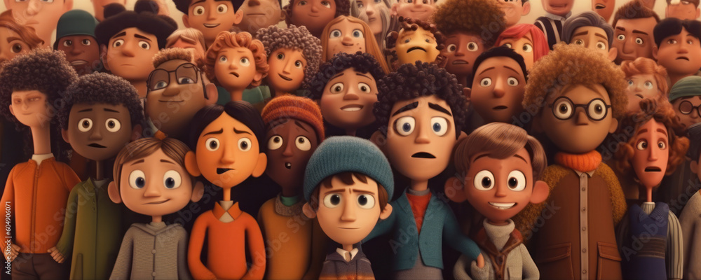 Diversity and inclusion concept: A group of people from many cultural backgrounds. Harmony. DEI. DEIB. Cartoon. Rendered. 3d. Teamwork. Collaboration. Multicultural. Cooperation.Tolerance. Diversity and inclusion concept: A group of people from many cultural backgrounds. Harmony. DEI. DEIB. Cartoon. Rendered. 3d. Teamwork. Collaboration. Multicultural. Cooperation.Tolerance.