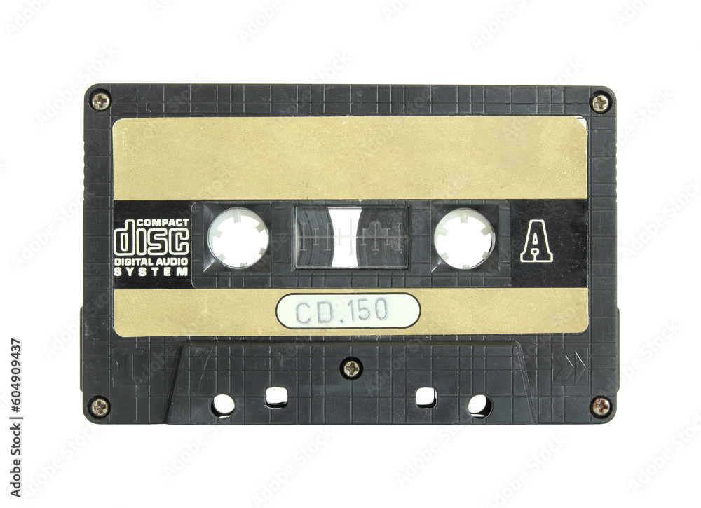 Obraz premium cassette tape isolated with clipping path