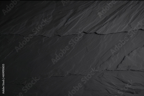 Dark grey black slate background, Black stone texture, Slate background