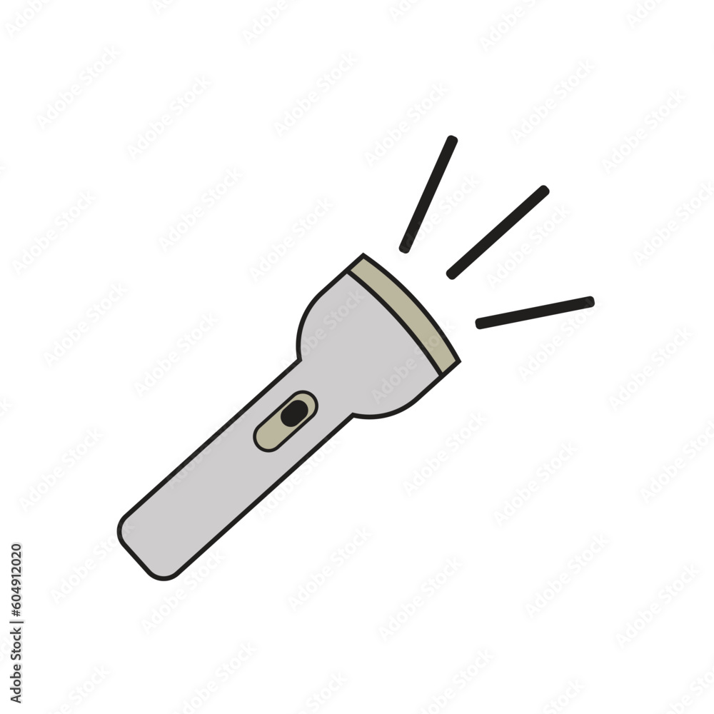 Illustration Drawing Style of Camping Icon Illustration Drawing Style of Camping Icon