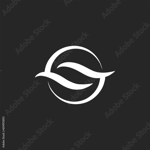 swimming pool logo, Wave logo vector