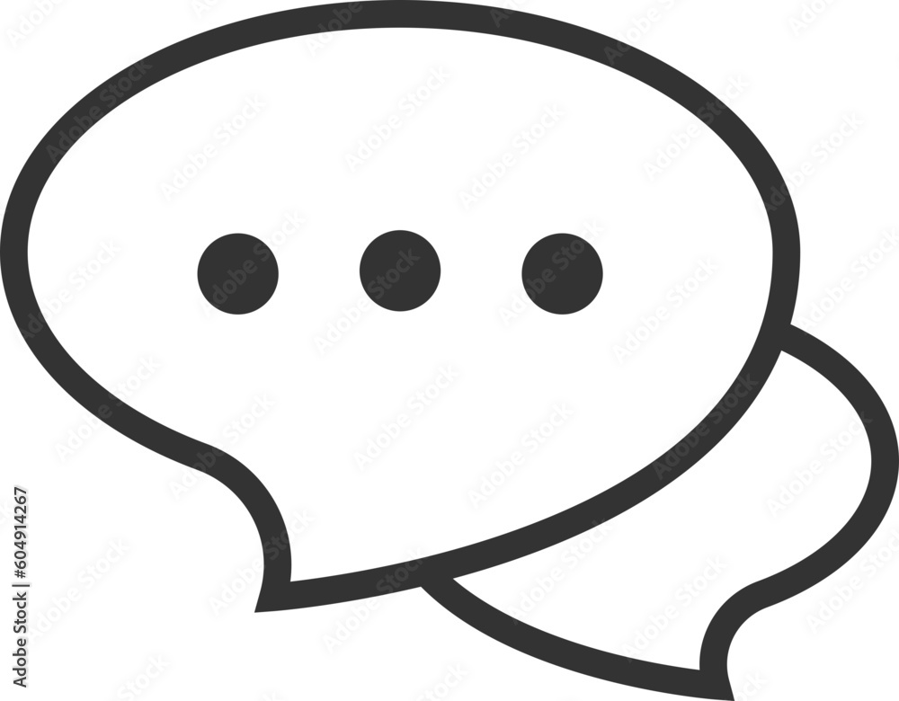 Talk bubble speech icon. Blank empty bubbles vector design elements. Chat on line symbol template. Dialogue balloon sticker silhouette. Talk bubble speech icon. Blank empty bubbles vector design elements. Chat on line symbol template. Dialogue balloon sticker silhouette.