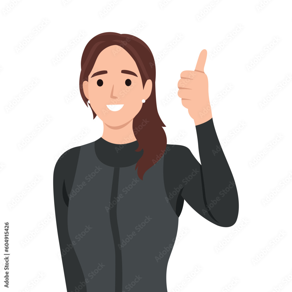 Woman diver. Woman wearing diver suit and giving a thumb up. Woman diver. Woman wearing diver suit and giving a thumb up.