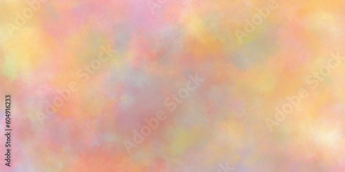 Decorative and colorful brush painted washed pastel watercolor painting on wet white paper background, Art abstract watercolor background for illustration banner, wallpaper, flyer, template, cover. 