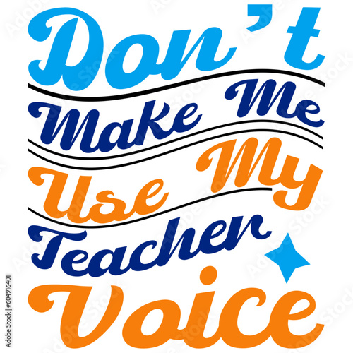 Retro Teacher  T-shirt Design, Vector
