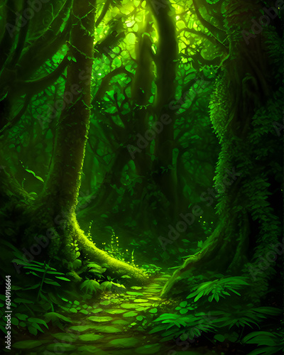 Enchanted Fairy Deep Forest