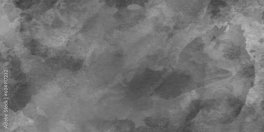 Naklejka premium White and black marble texture with grunge and blurry stains, Abstract grunge white or grey watercolor painting background, Concrete old and grainy wall white color grunge texture with stains.