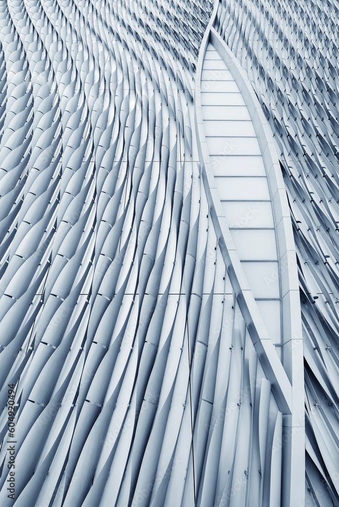 Exterior of modern architecture. Building abstract background pattern Exterior of modern architecture. Building abstract background pattern