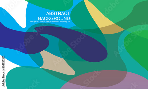 Vector fluid and Colorful background