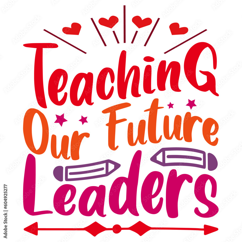 Retro Teacher T-shirt Design, Vector Retro Teacher T-shirt Design, Vector