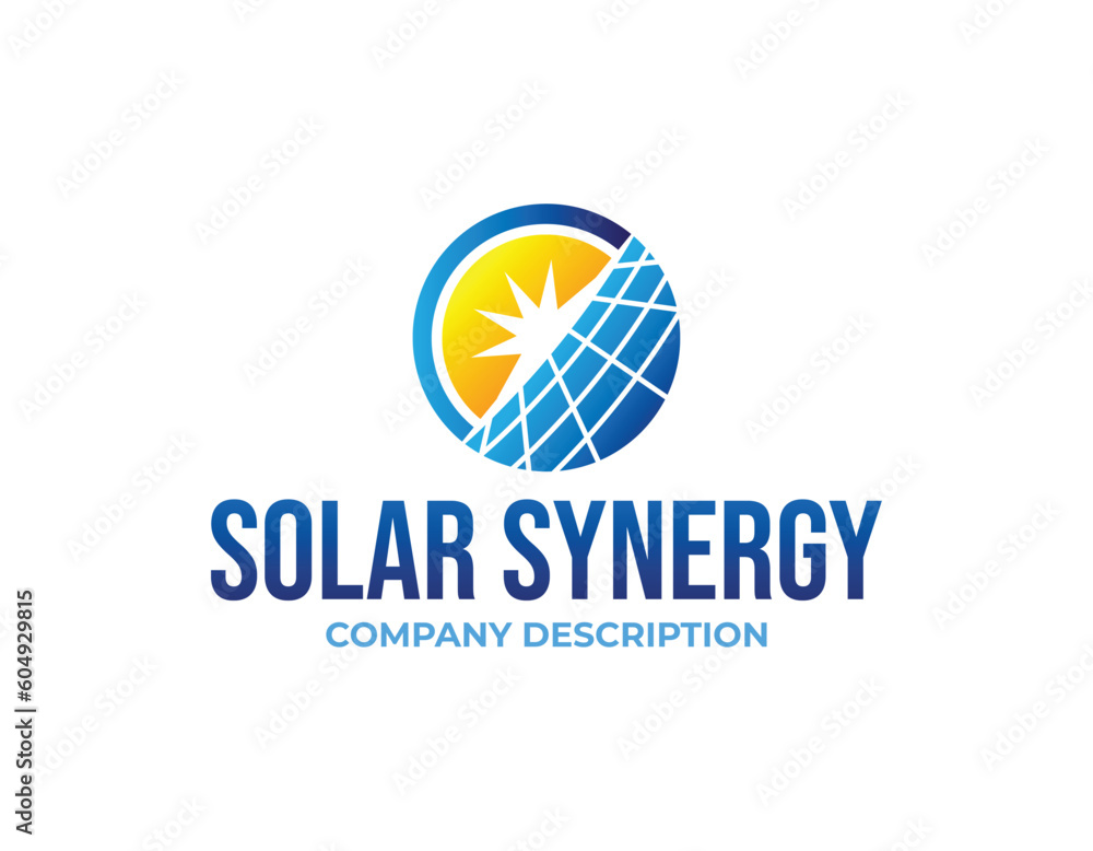 Solar Panel Green Energy Logo Design Template Solar Panel Green Energy Logo Design Template