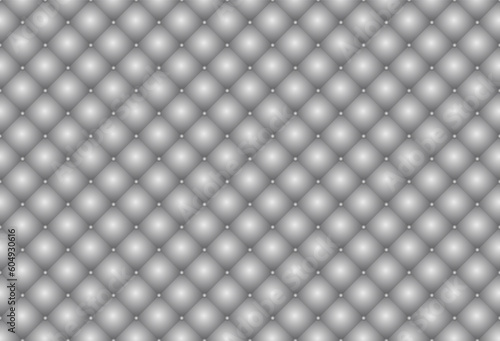 Grey upholstery leather texture vector background
