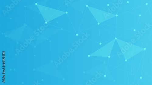 Abstract polygonal with dots and lines connection. Global network connection, medical innovation, science and technology background.