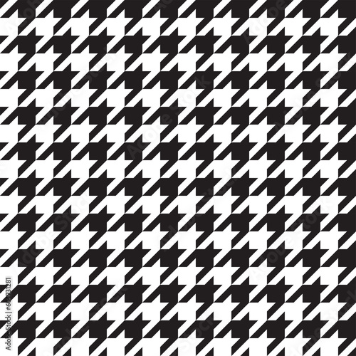 Houndstooth seamless pattern. Background for clothing and other textile products.