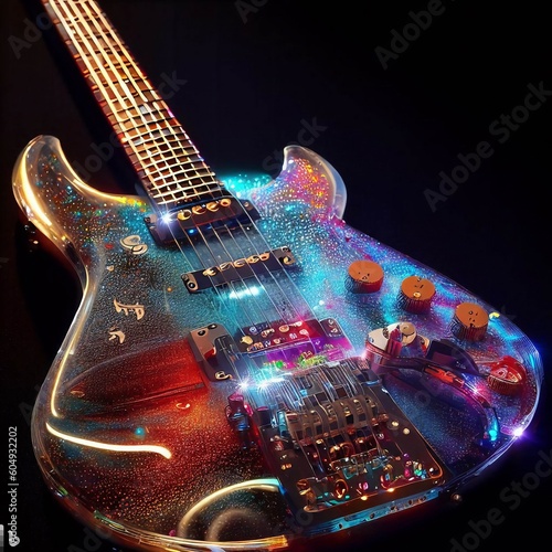 Futuristic Electrical Guitar