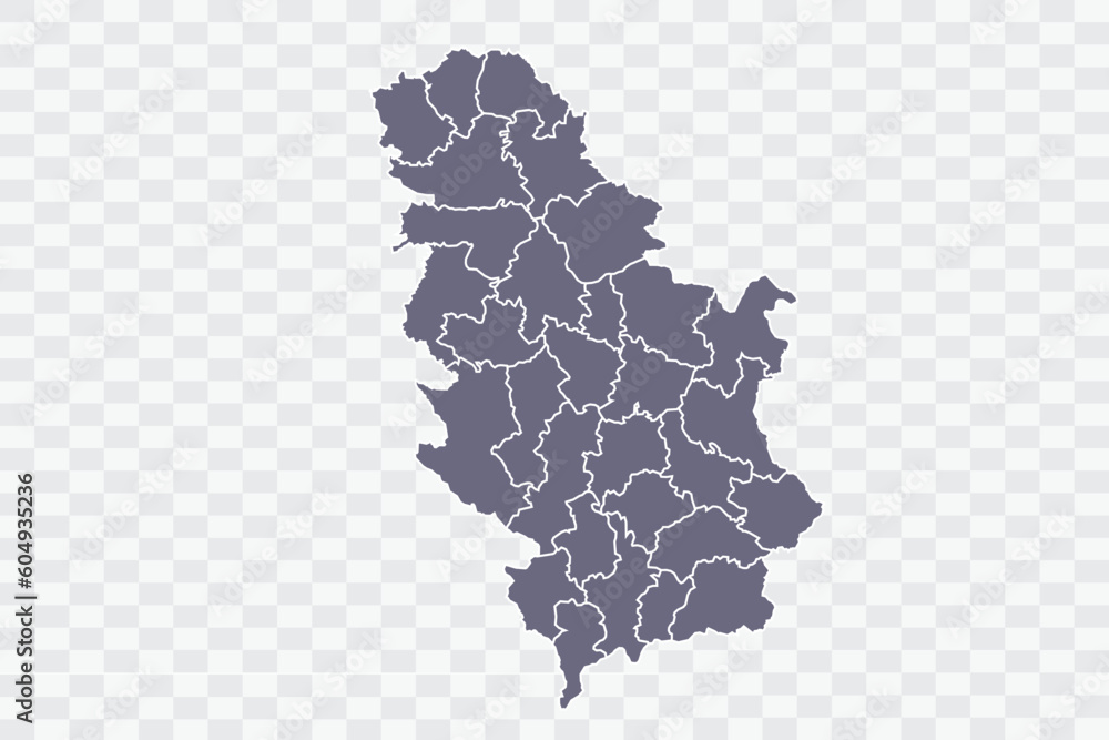 Serbia Map pewter Color on White Background quality files Png Serbia Map pewter Color on White Background quality files Png