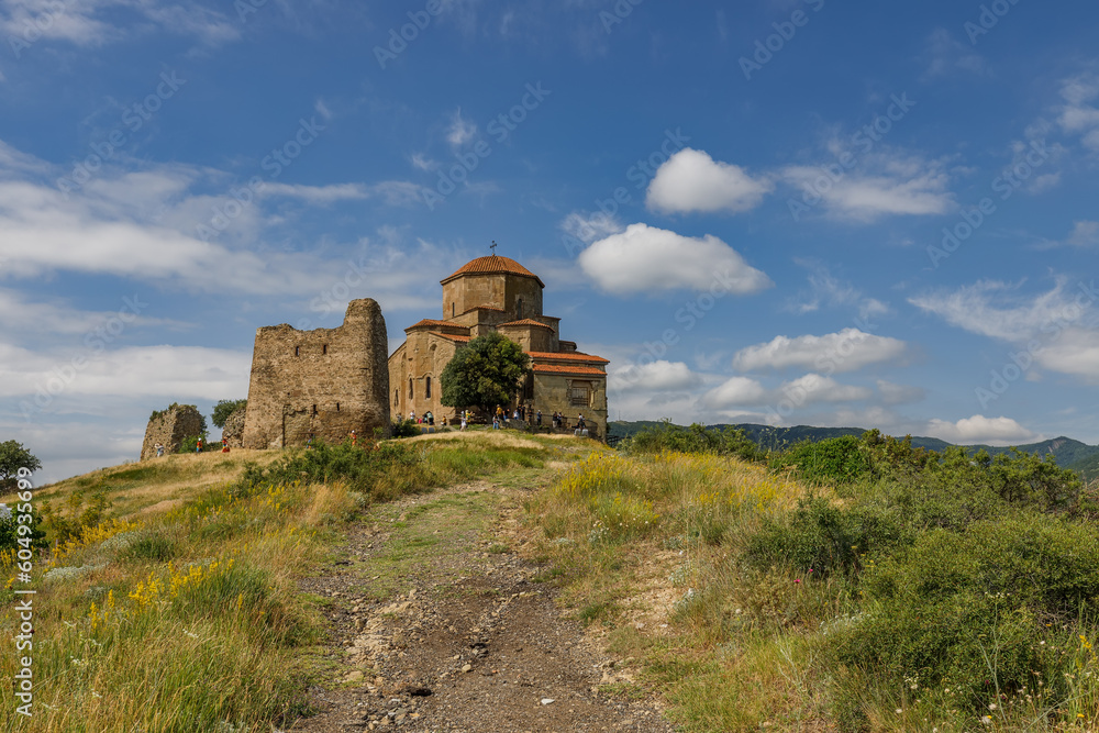 Jvari Monastery,sixth-century Georgian Orthodox monastery ,Mtskheta,Georgia.
