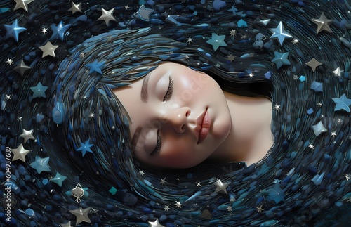 Celestial Journey: Children of the Stars in Hyper-Detailed Illustrations, Capturing the Innocence and Whimsy of Childhood