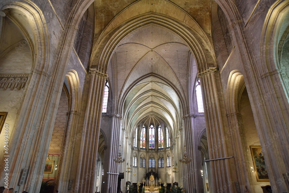 Choeur de la cathédrale de Montpellier. France