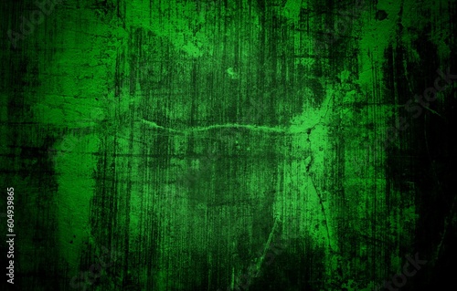A dark and textured pattern of old, dirt-covered green backgrounds with an abstract effect.