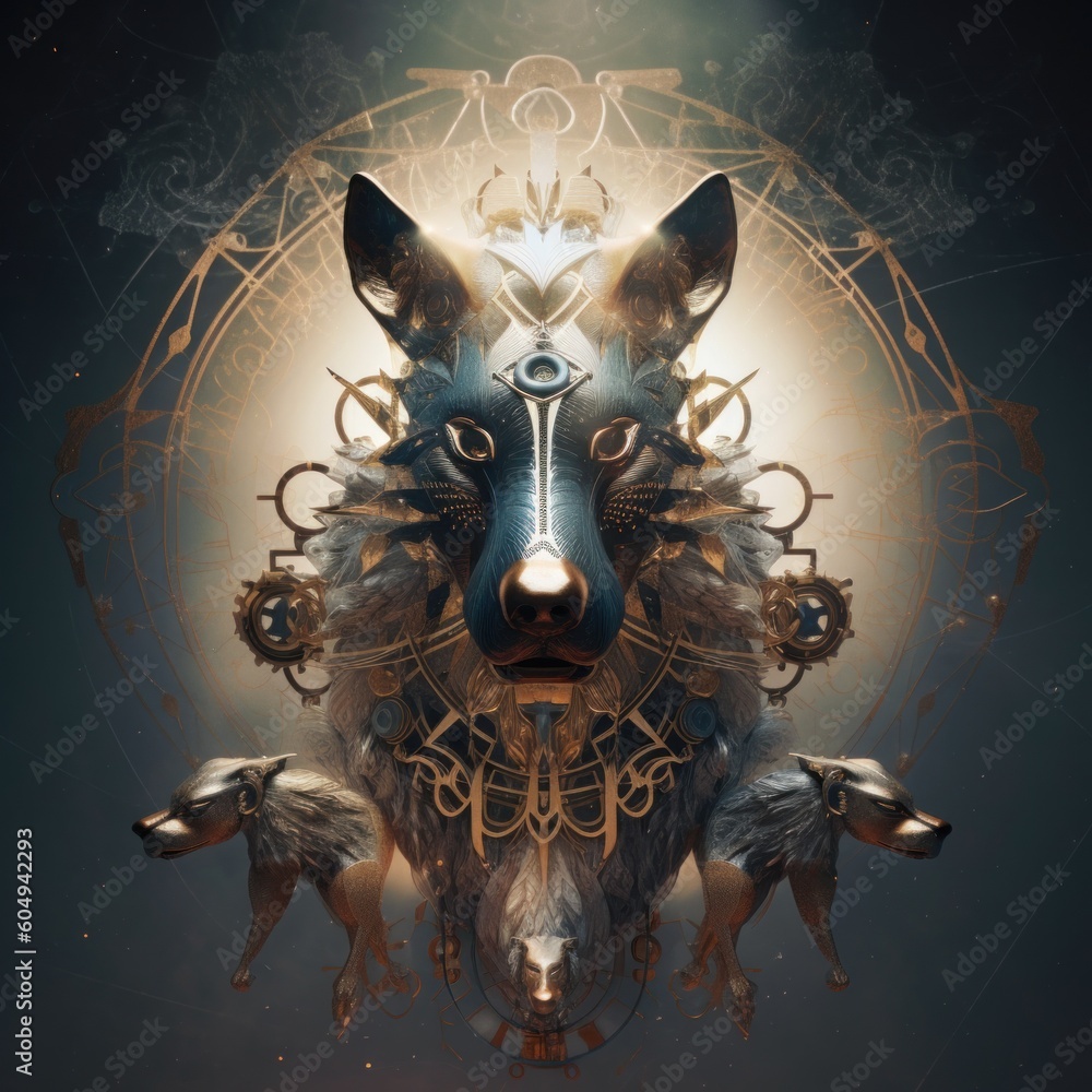 Indian And Wolf Wallpaper