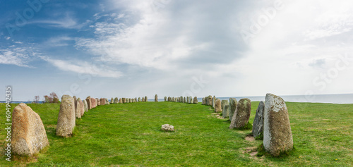 Steinkreis Ales Stenar in Schweden