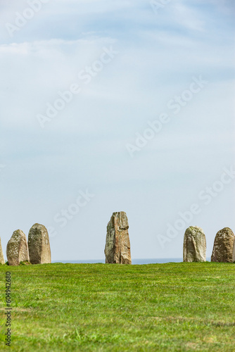 Steinkreis Ales Stenar in Schweden