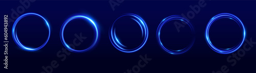 Abstract neon background. luminous circle. Luminous spiral cover. Wake wave, fire path trail line and swirl effect curve. Food isolated. space tunnel. Ellipse shimmery color. shiny glitter