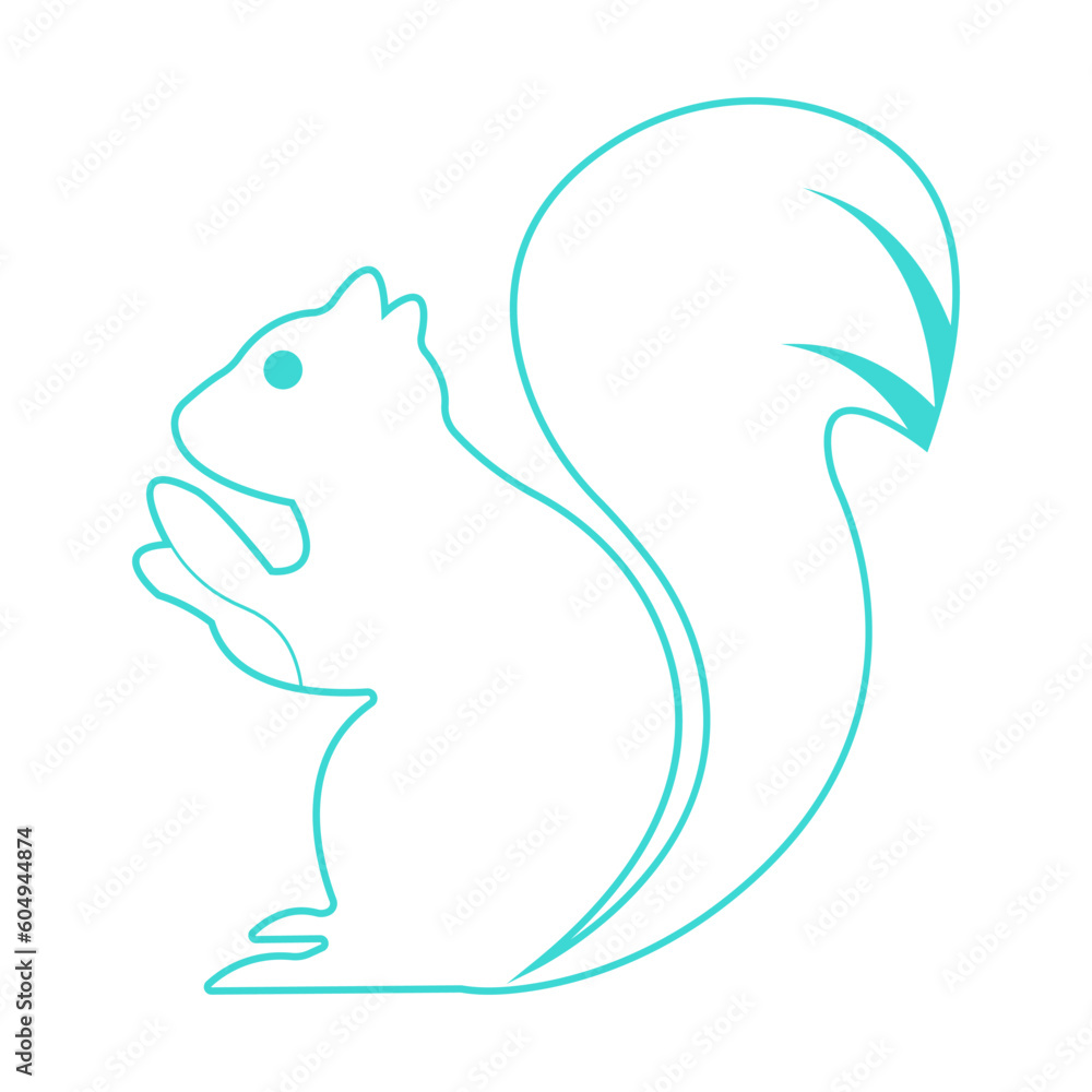 squirrel icon illustration vector squirrel icon illustration vector